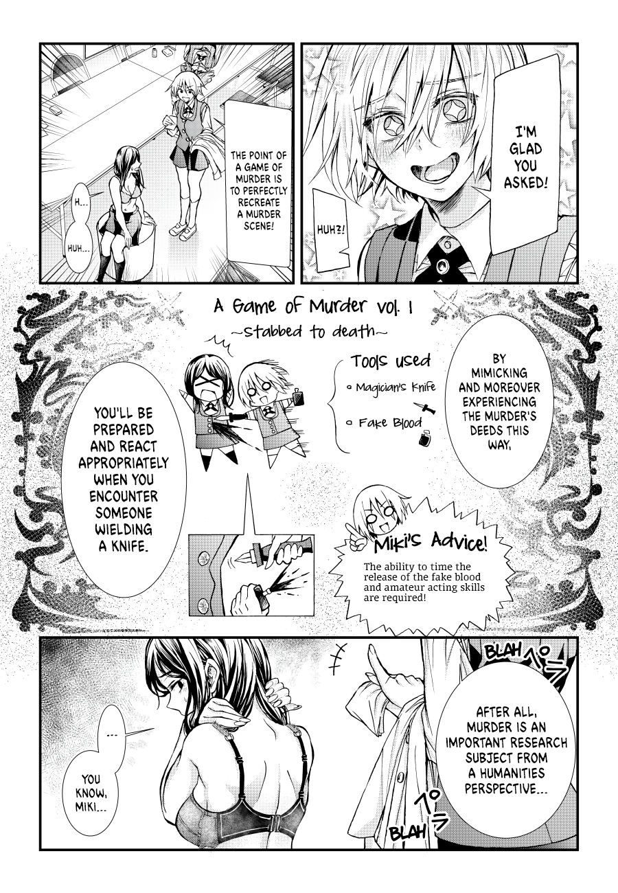 Read A Game of Murder EN Manga Online