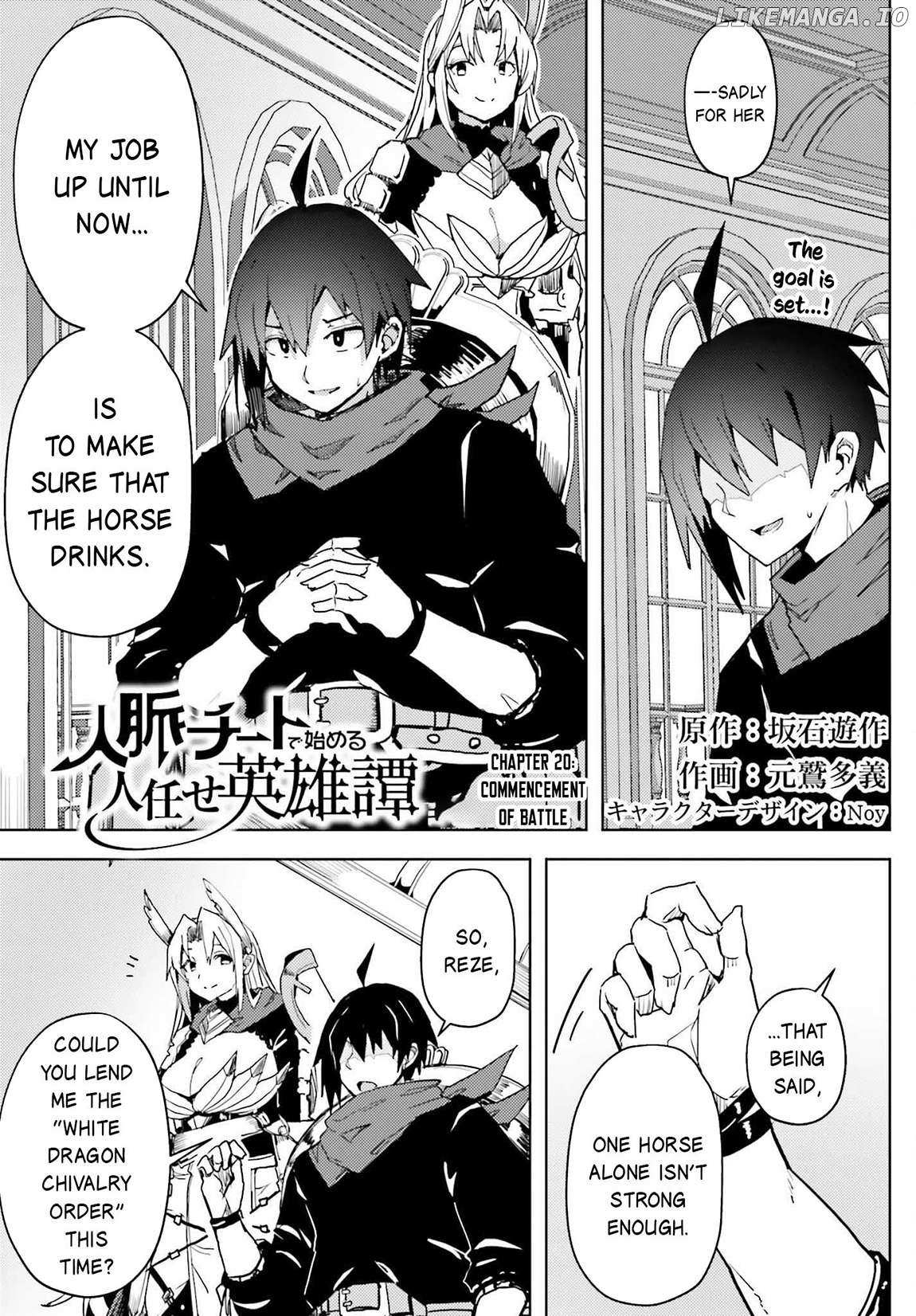 Read A Heroic Tale About Starting With a [Personal Relations] Cheat Ability and Letting Others Do the Job EN Manga Online