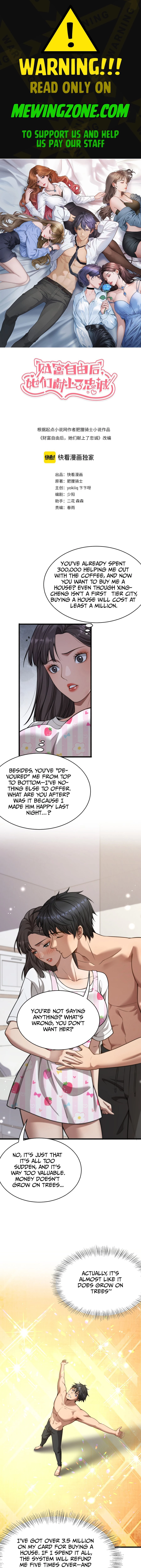 Read After Becoming Financially Free, They Offered Their Loyalty EN Manga Online