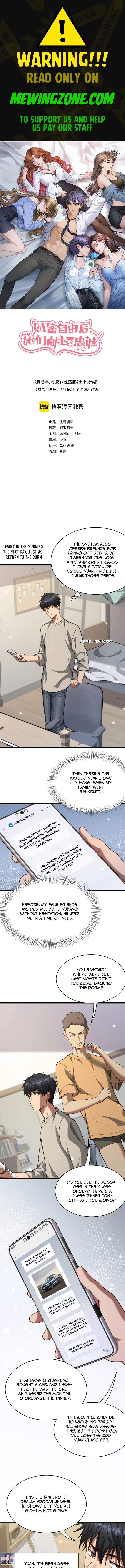 Read After Becoming Financially Free, They Offered Their Loyalty EN Manga Online