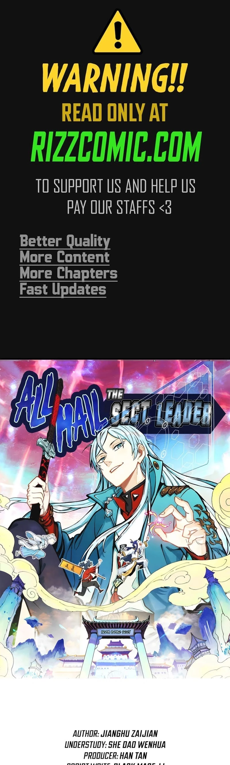 Read All Hail the Sect Leader EN Manga Online