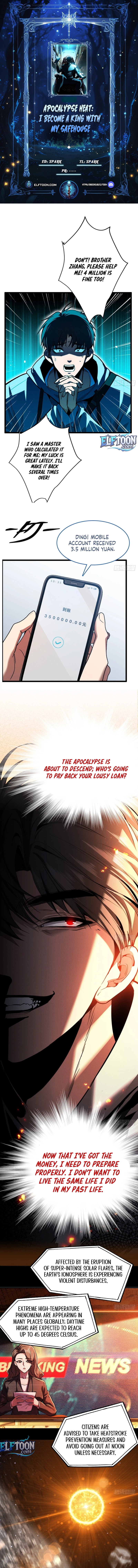 Read Apocalypse Heatwave_ I Became a God Through My Safehouse EN Manga Online