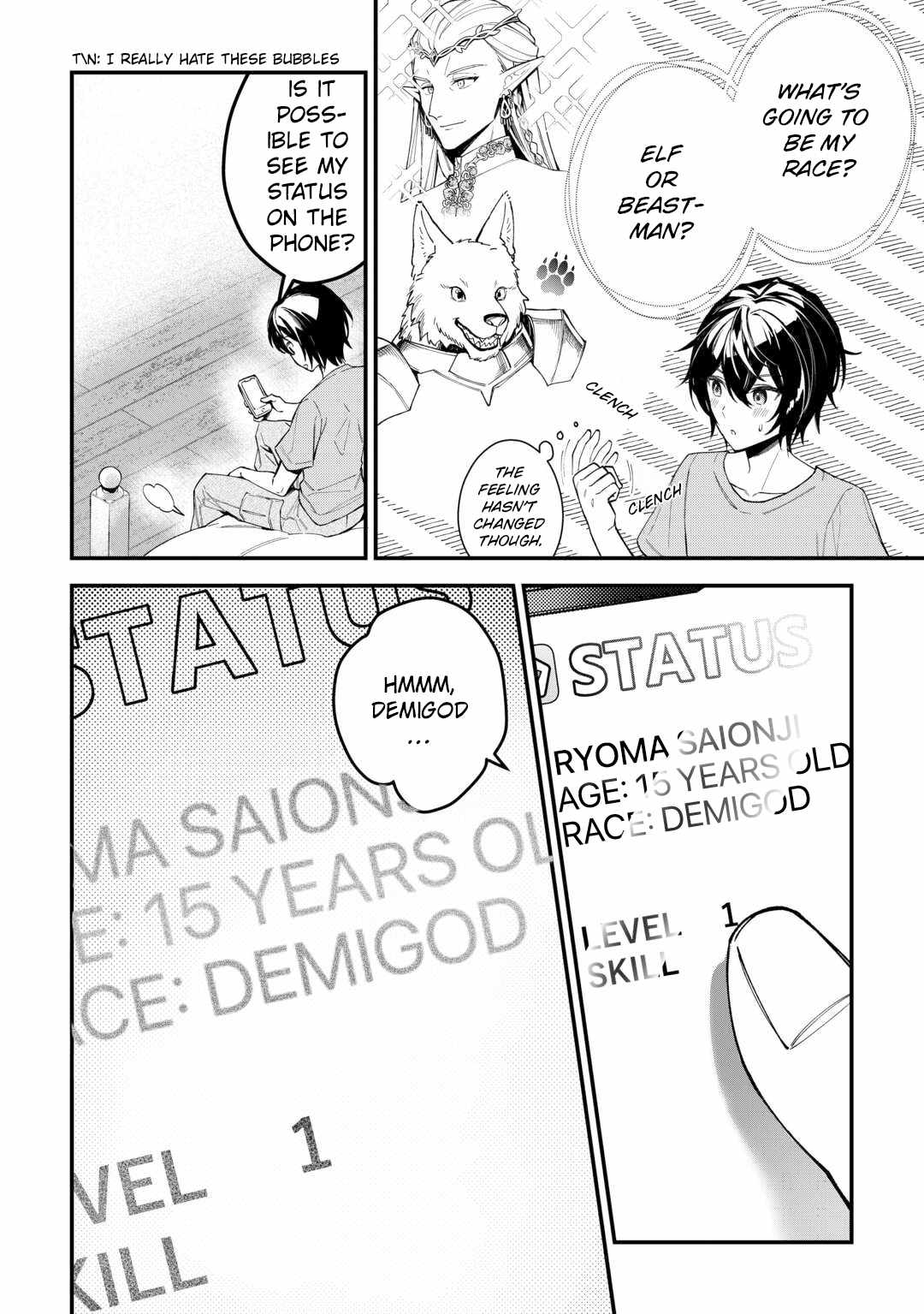 Read As a Member of the [Demi-God] Race, I Want to Live a Normal Life in Another World EN Manga Online