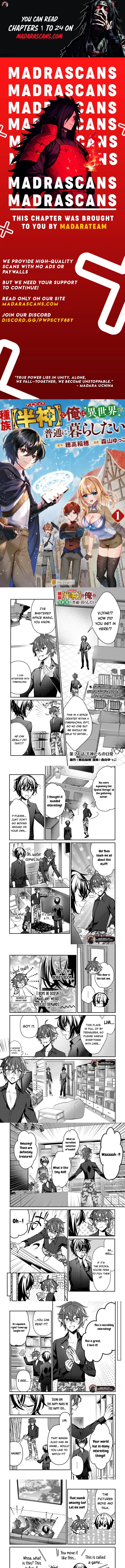 Read As a Member of the [Demi-God] Race, I Want to Live a Normal Life in Another World EN Manga Online