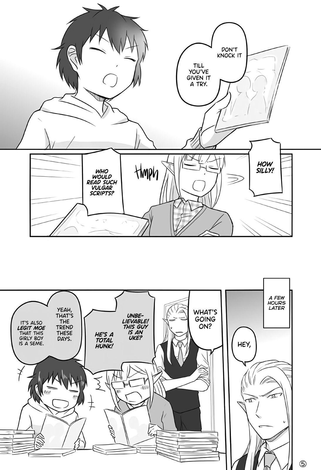 Read Elf Boyfriend & Boyish Girlfriend EN Manga Online