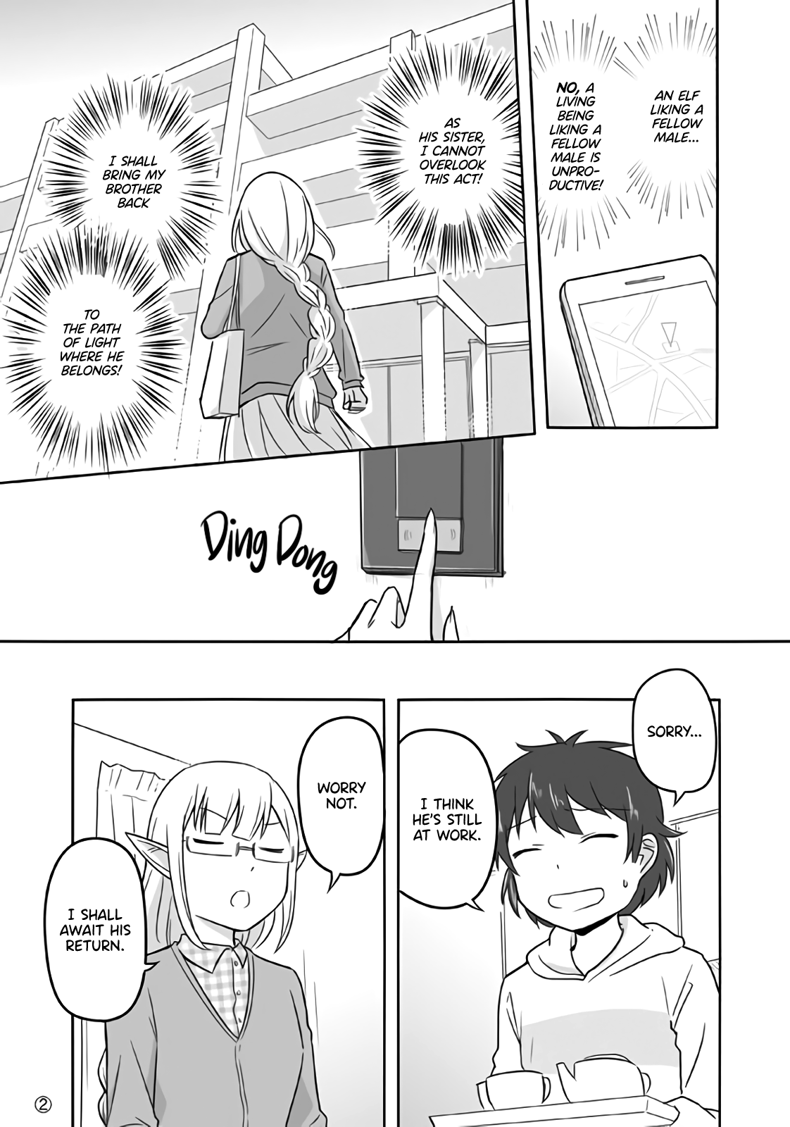 Read Elf Boyfriend & Boyish Girlfriend EN Manga Online