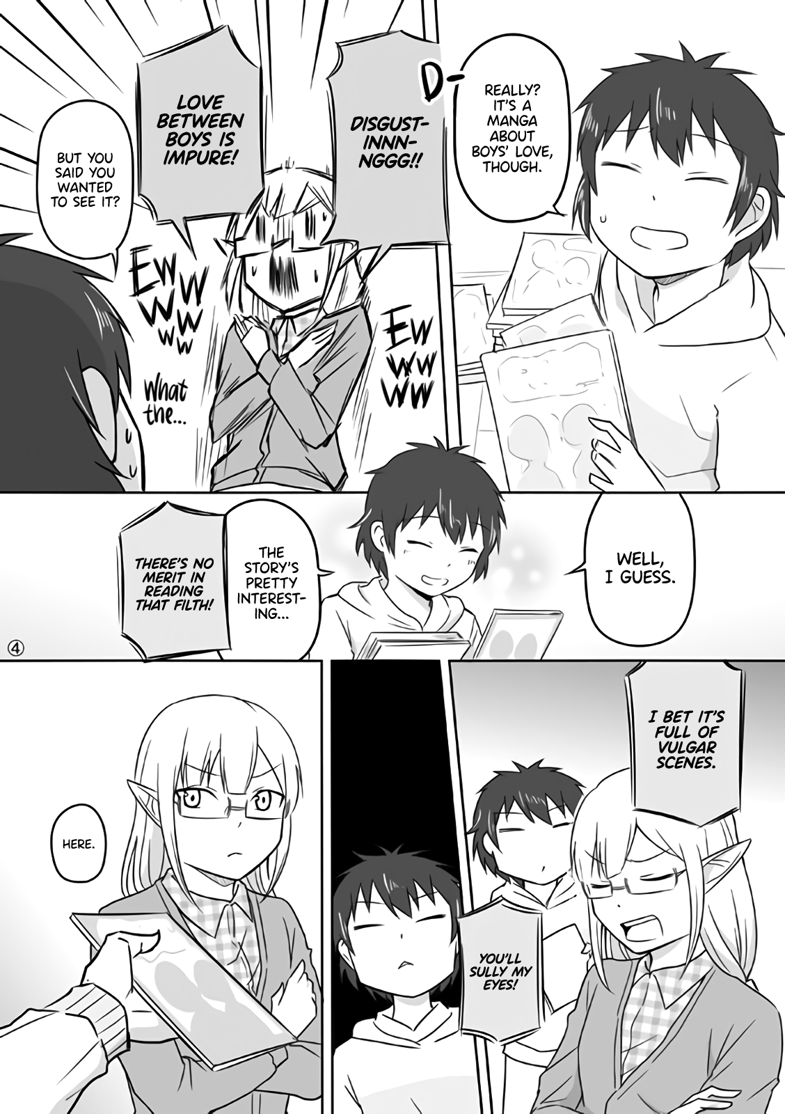 Read Elf Boyfriend & Boyish Girlfriend EN Manga Online