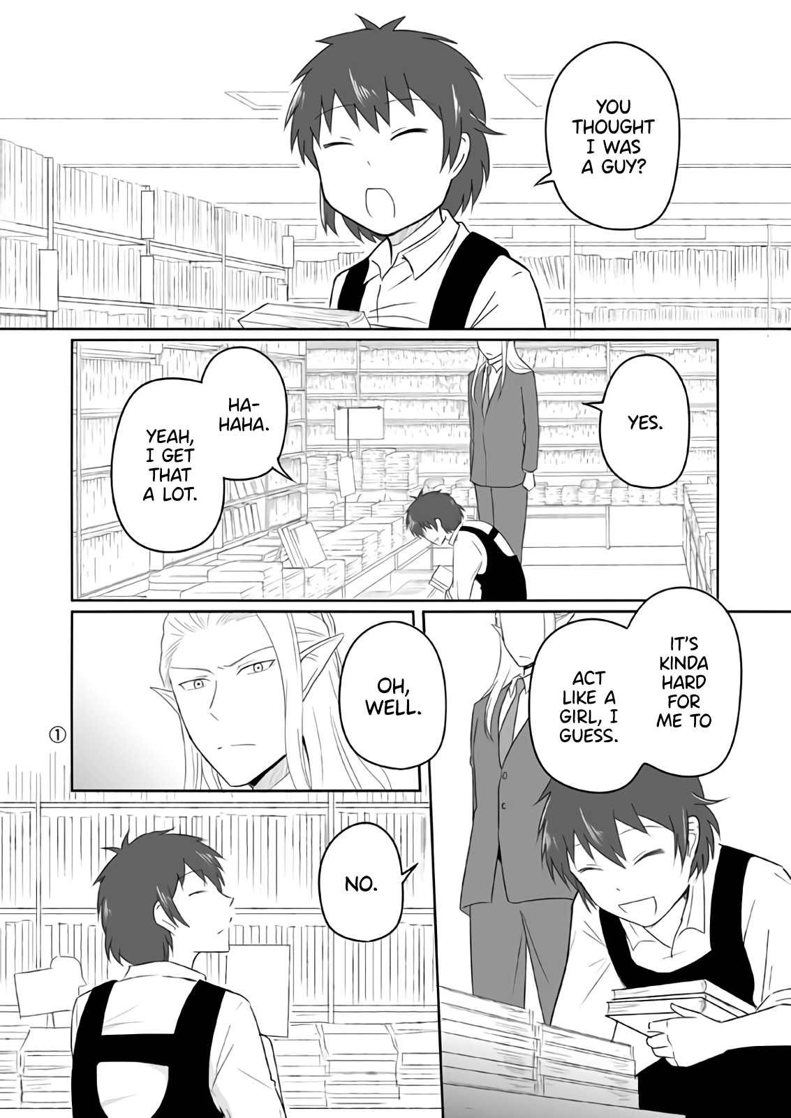 Read Elf Boyfriend & Boyish Girlfriend EN Manga Online