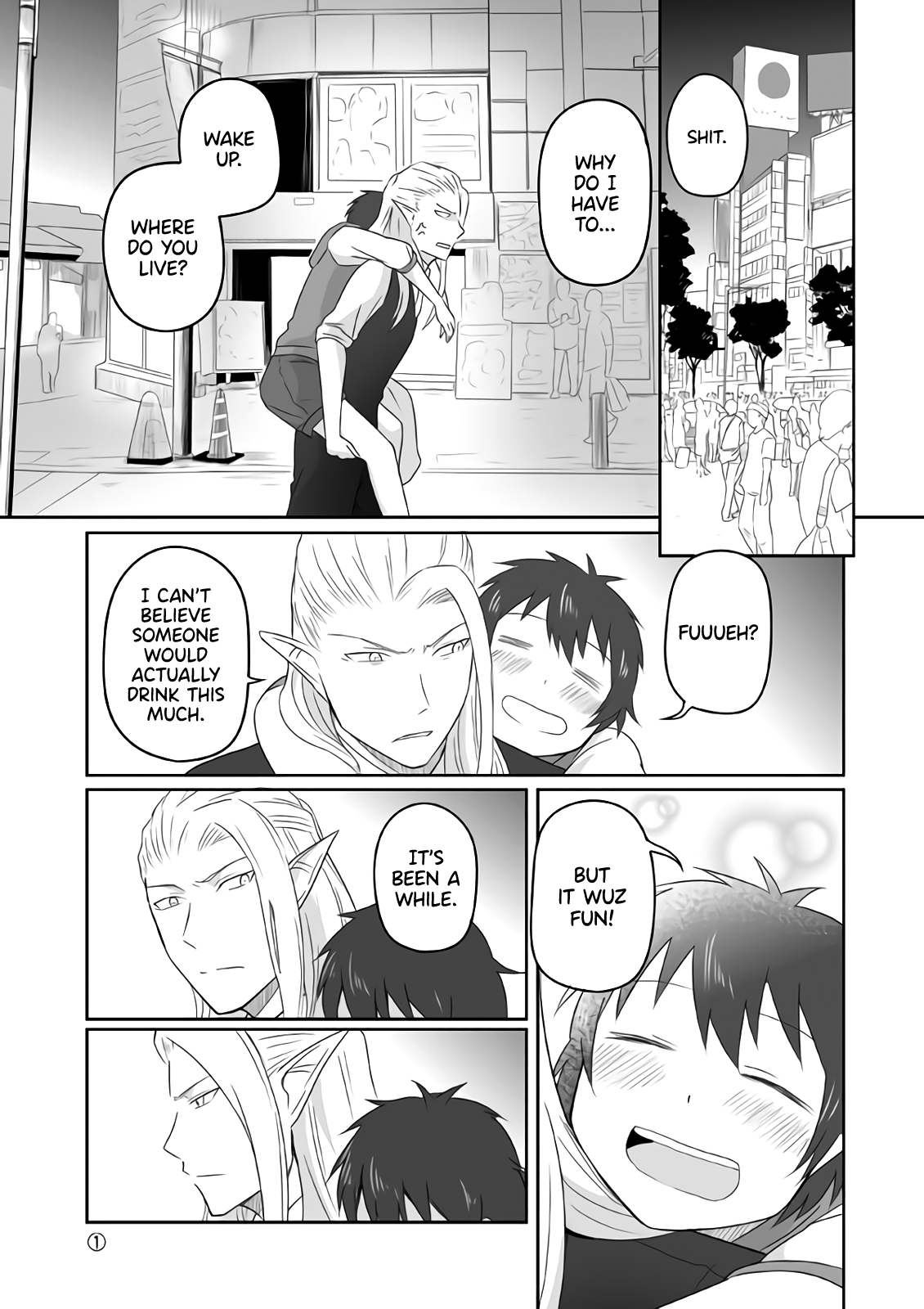 Read Elf Boyfriend & Boyish Girlfriend EN Manga Online