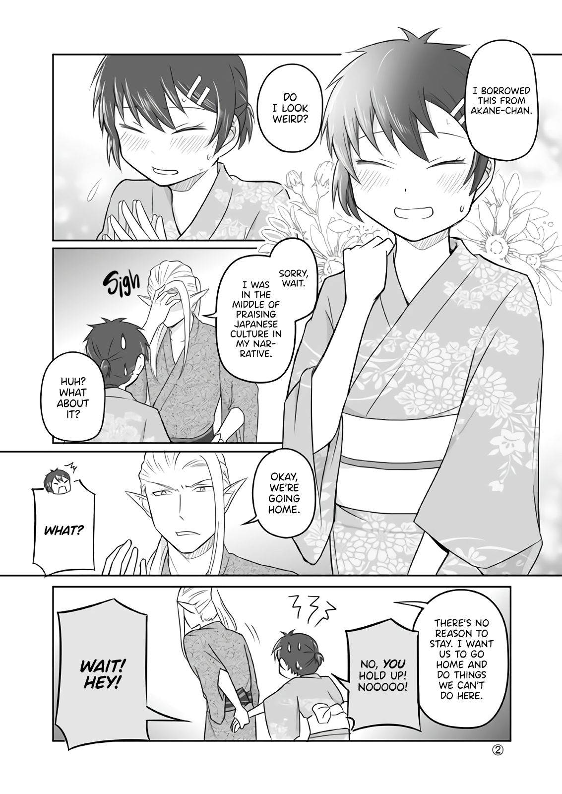 Read Elf Boyfriend & Boyish Girlfriend EN Manga Online
