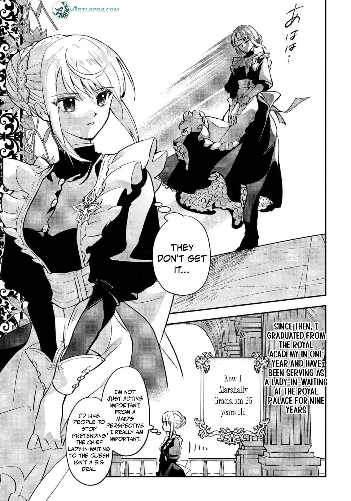 Read From Ordinary Maid to Chief Lady in Waiting to the Queen EN Manga Online