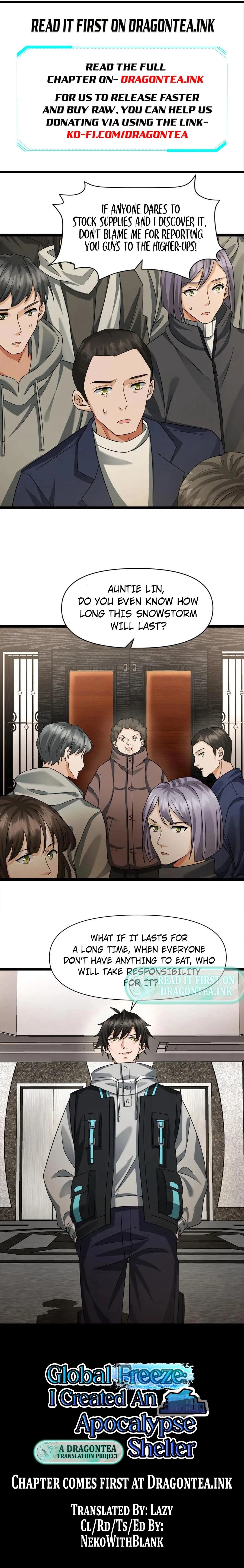 Read Global Freeze_ I Created an Apocalypse Shelter EN Manga Online