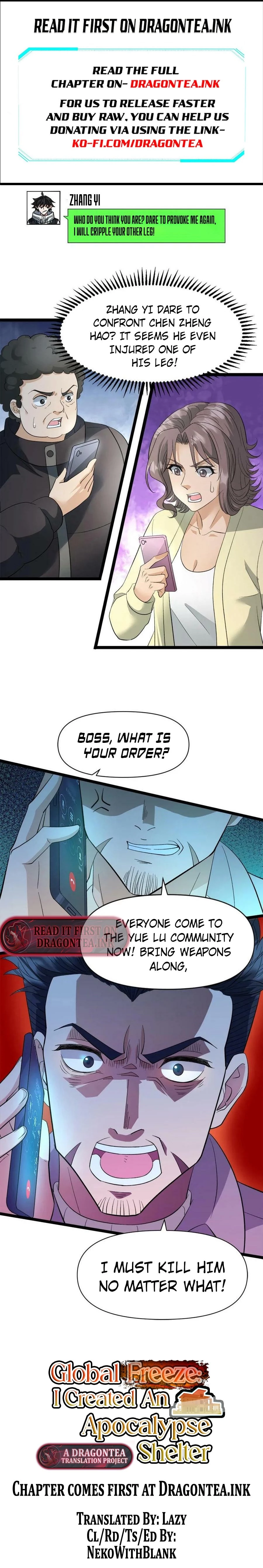 Read Global Freeze_ I Created an Apocalypse Shelter EN Manga Online