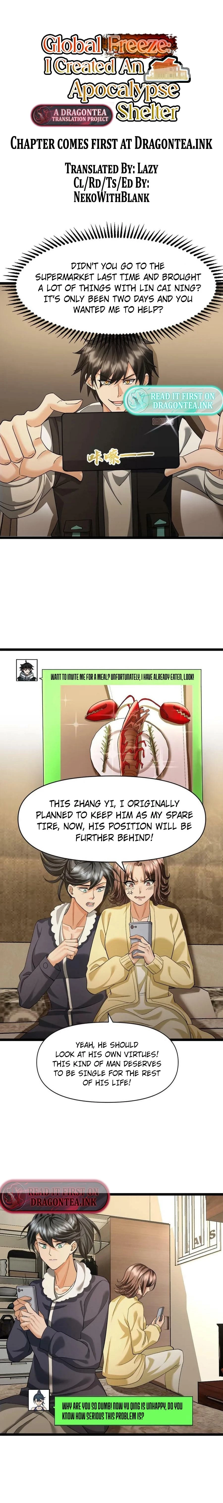 Read Global Freeze_ I Created an Apocalypse Shelter EN Manga Online
