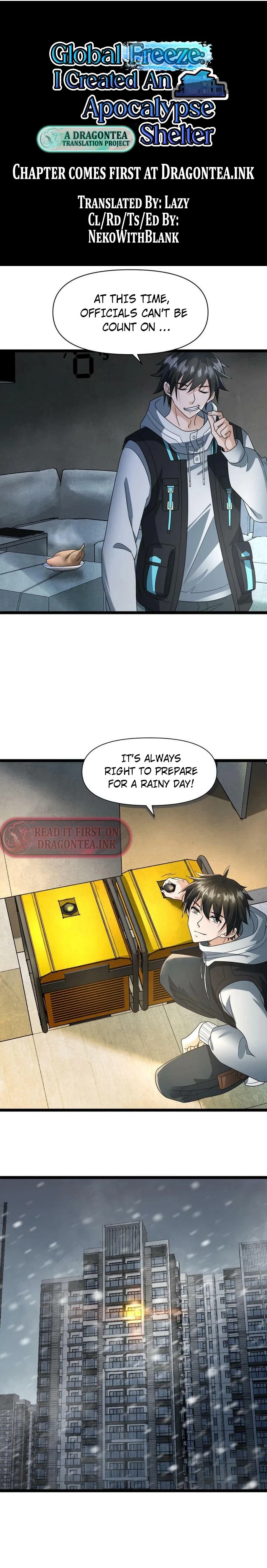 Read Global Freeze_ I Created an Apocalypse Shelter EN Manga Online