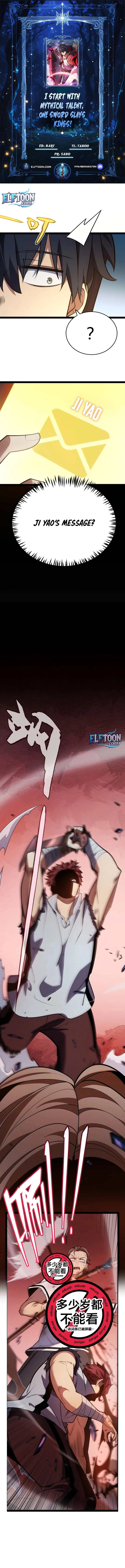 Read I Start with Mythical Talent, One Sword Slays Kings! EN Manga Online