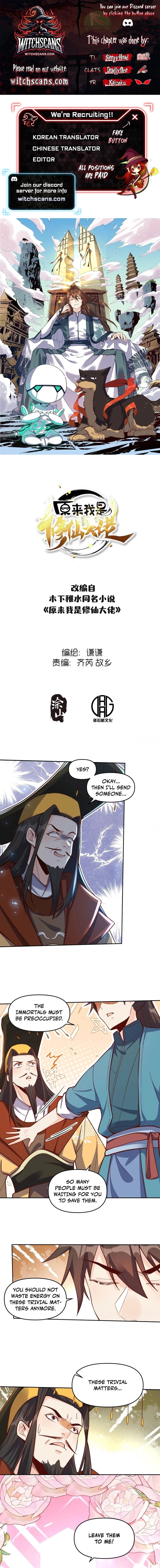 Read I’m Actually a Cultivation Bigshot EN Manga Online