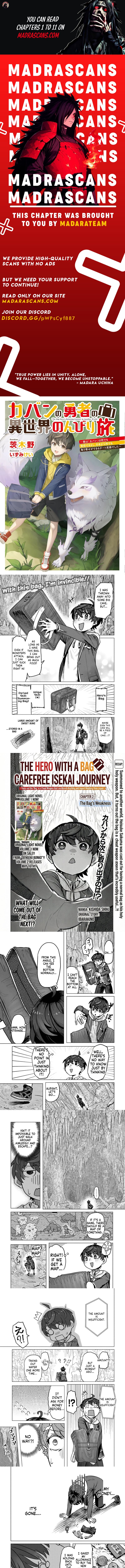 Read Kaban no Yuusha no Isekai Nonbiri Tabi ~Jitsuwa _Kaban_ wa nani demo Kyuushuu Dekirushi, Nihon kara nandemo Toriyose ga Dekiru Cheat bukideshita EN Manga Online