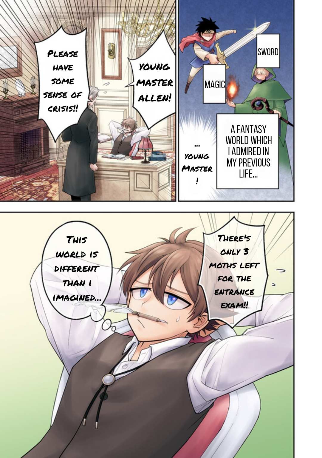 Read Ken to Mahou to Gakureki Shakai EN Manga Online