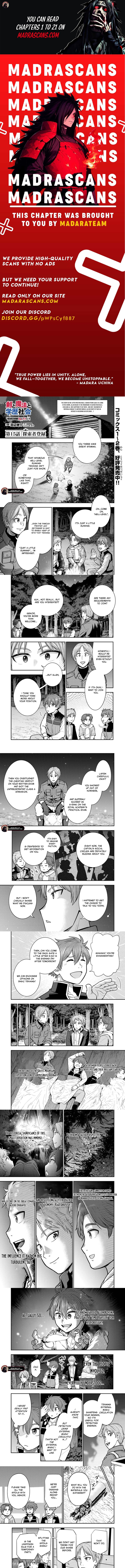 Read Ken to Mahou to Gakureki Shakai EN Manga Online