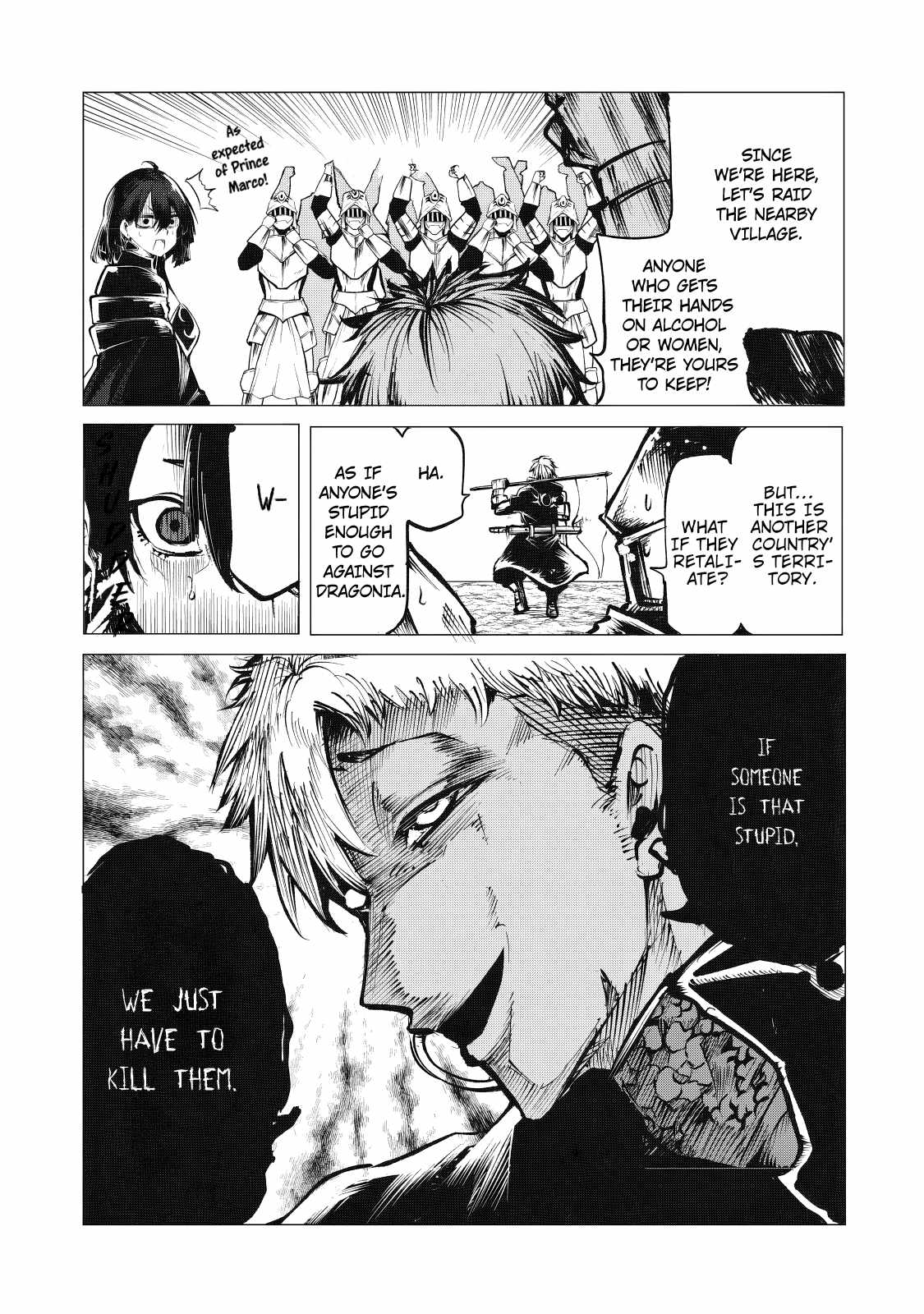 Read Kuni wo Owareta Ryuushi-san, Hirowareta Ringoku de Ukkari Musou Shite Shimau. ~Jakushou Kokka ga Tairiku Saikyou no Ryuu no Rakuen ni Naru made EN Manga Online