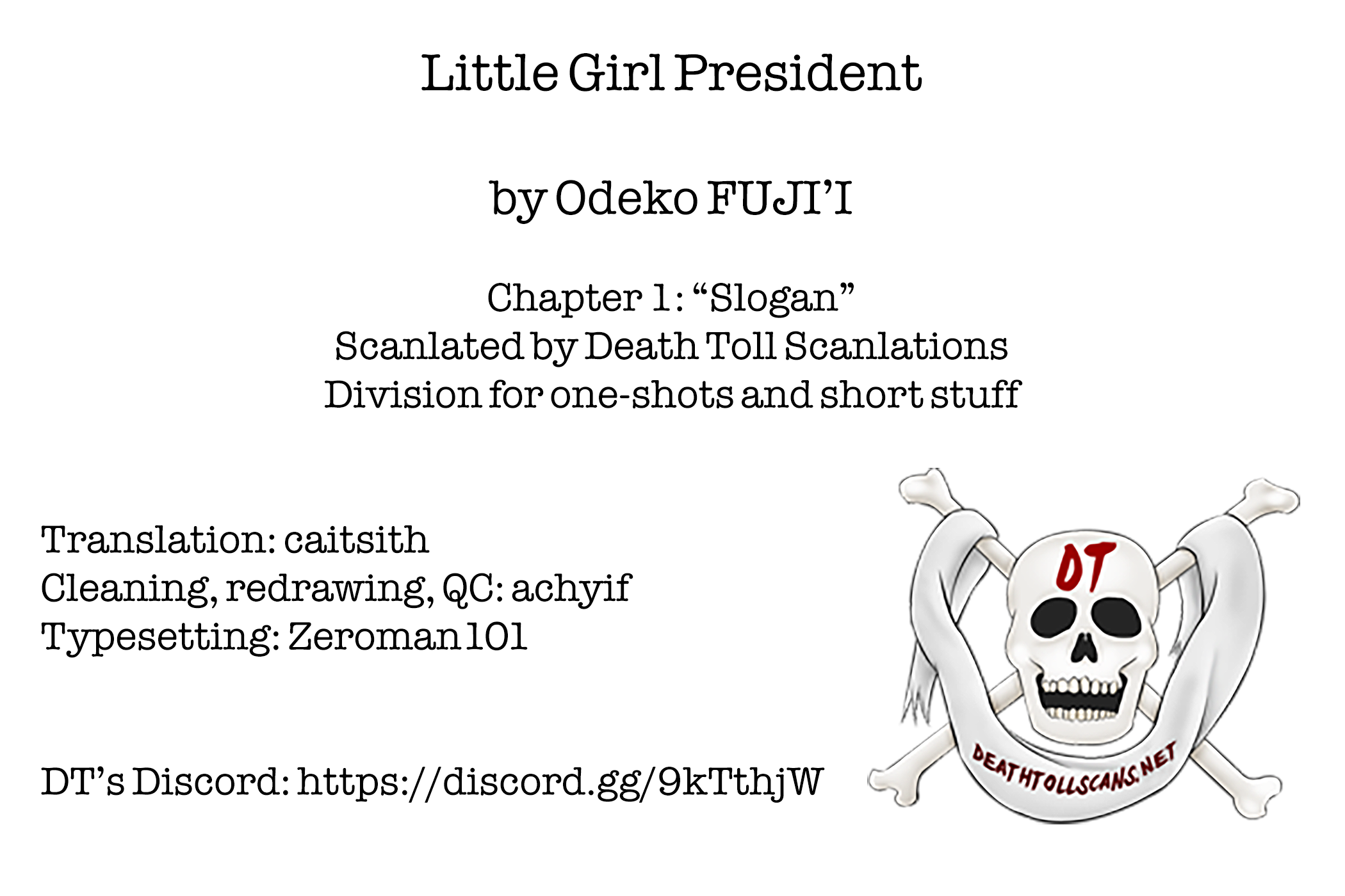 Read Little Girl President EN Manga Online
