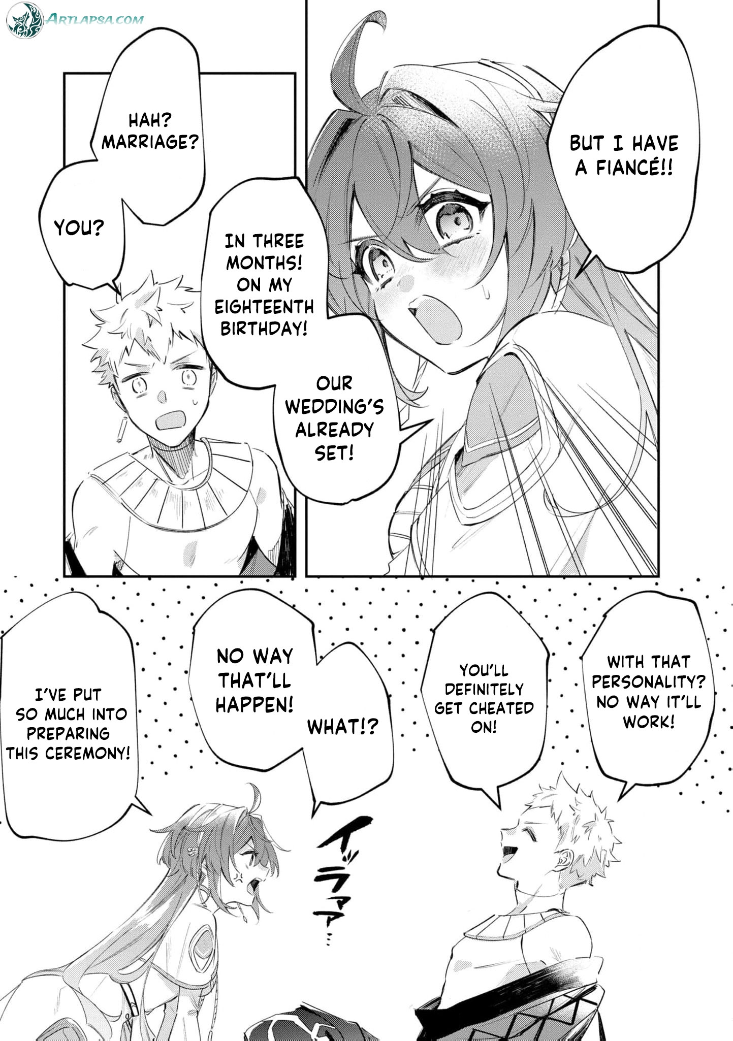 Read My Marriage with the Hideous God EN Manga Online