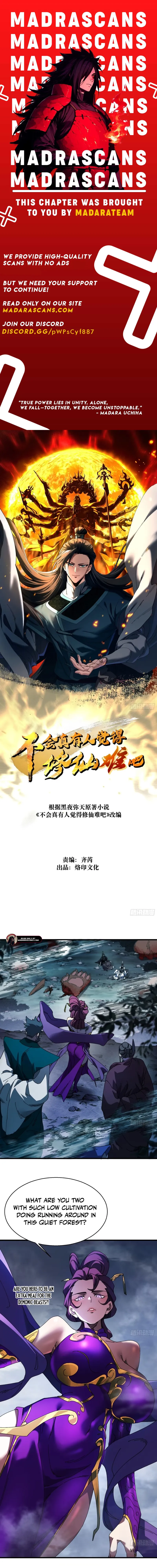 Read People Actually Think Cultivation Is Hard EN Manga Online