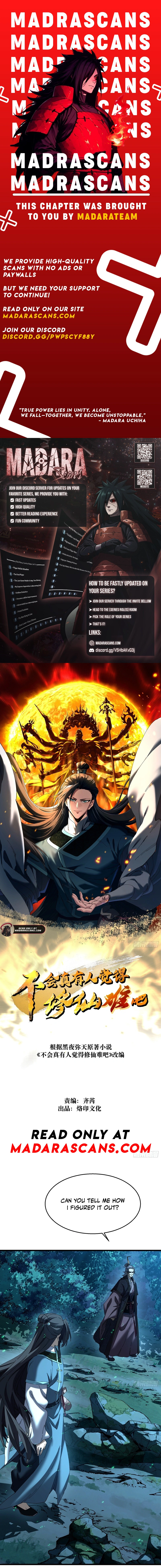 Read People Actually Think Cultivation Is Hard EN Manga Online