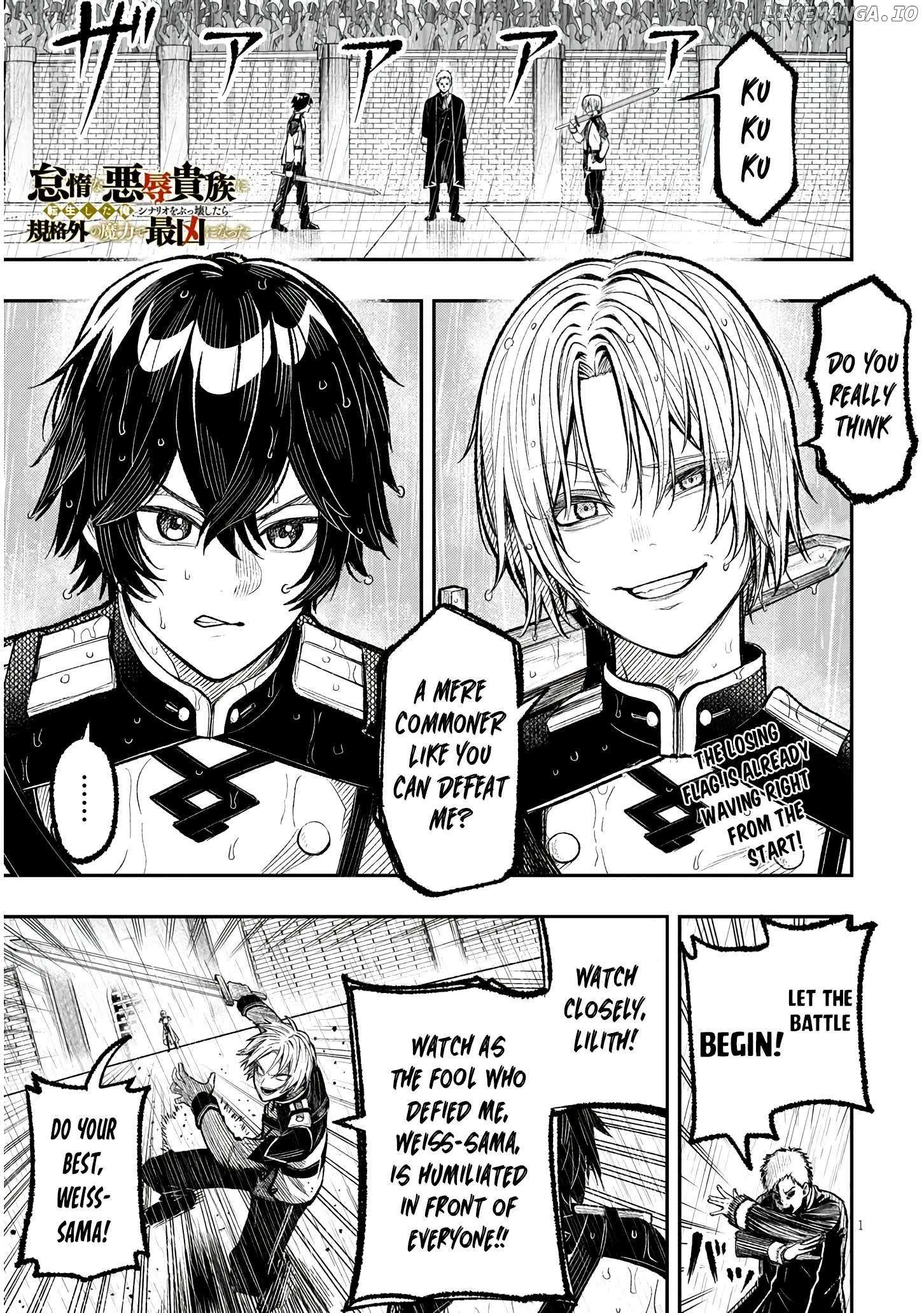 Read Reincarnated as the Lazy and Villainous Noble, I Broke the Scenario and Became the Most Formidable with Extraordinary Magic EN Manga Online