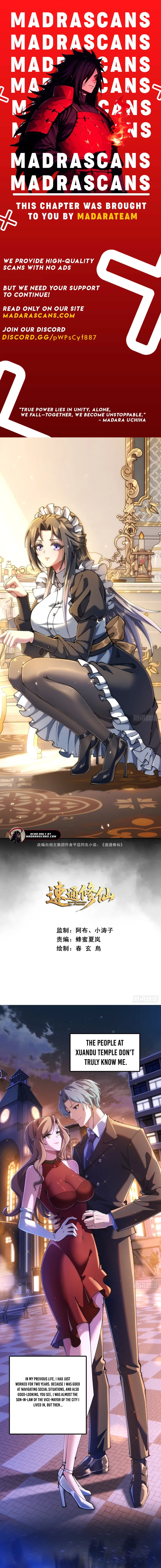 Read Speedrunning Immortal Cultivation EN Manga Online