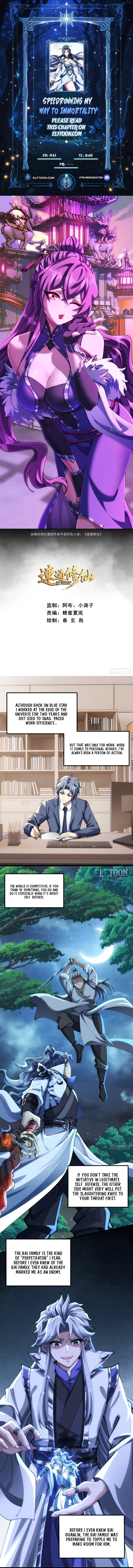 Read Speedrunning My Way to Immortality EN Manga Online