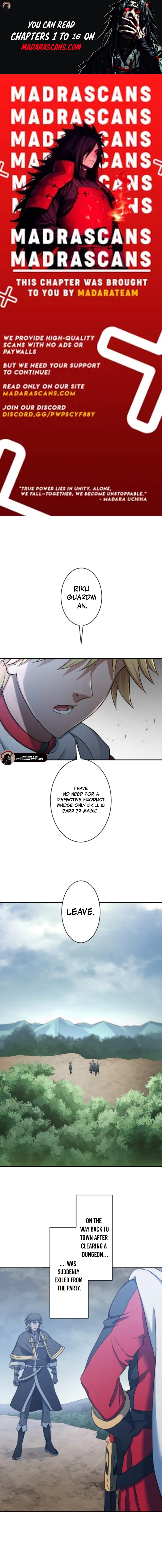 Read The Exiled Strongest Barrier Mage Wants a Peaceful Journey with His Wife EN Manga Online