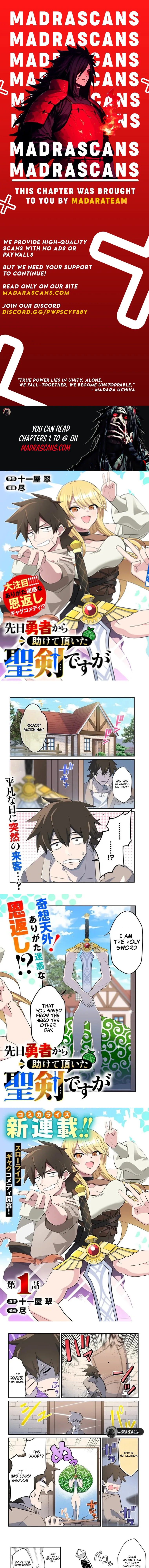 Read The Holy Sword That Was Helped by a Hero the Other Day EN Manga Online