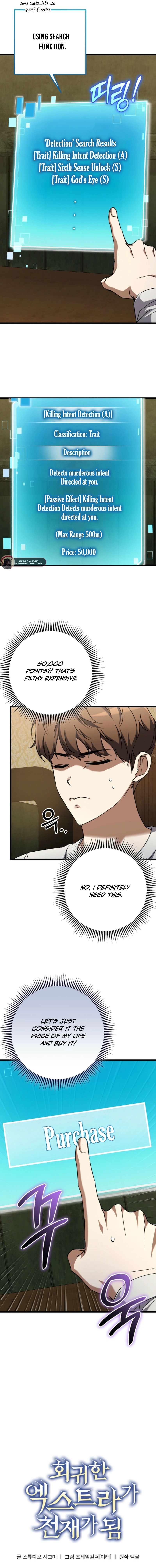 Read The Regressed Extra Becomes a Genius EN Manga Online