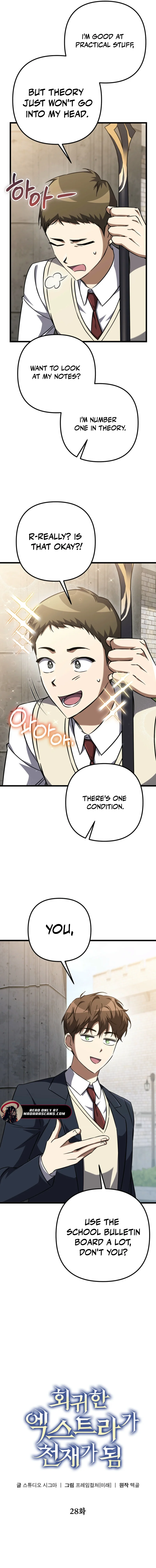 Read The Regressed Extra Becomes a Genius EN Manga Online
