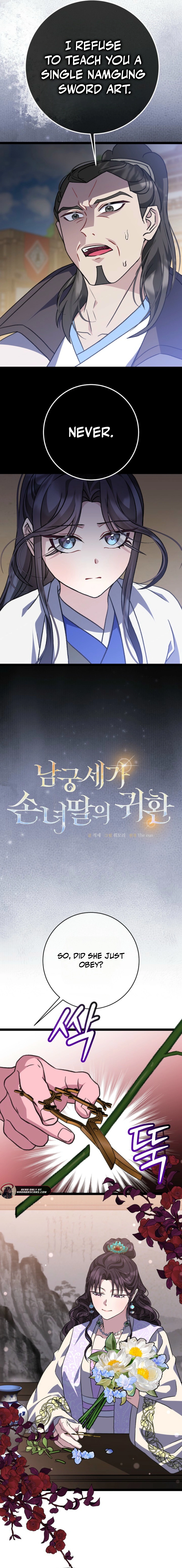 Read The Return of the Namgung Clan’s Grand daughter EN Manga Online