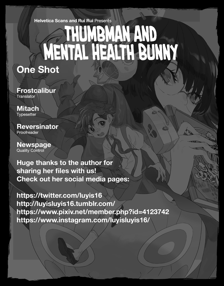 Read Thumbman and Mental Health Bunny EN Manga Online