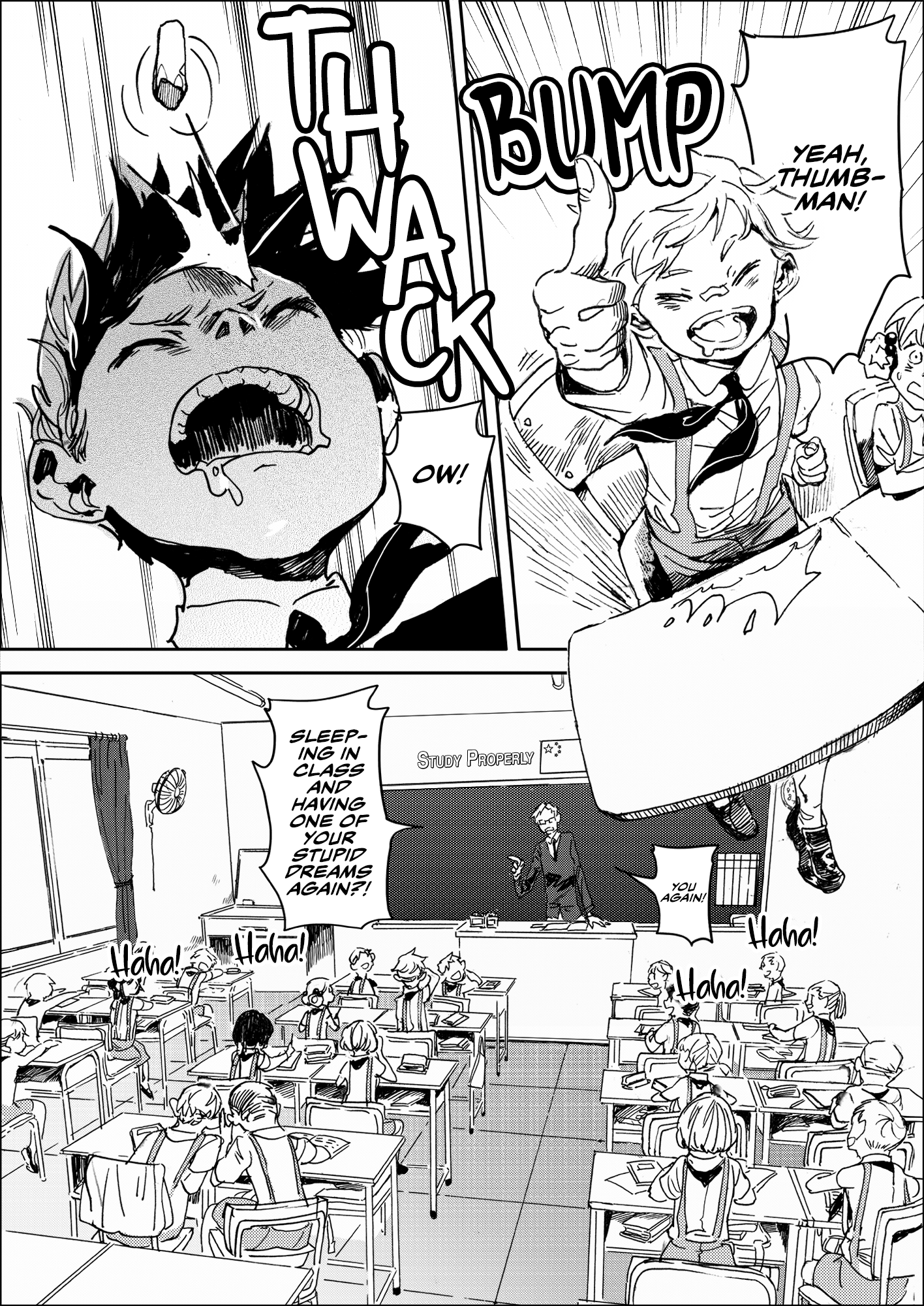 Read Thumbman and Mental Health Bunny EN Manga Online