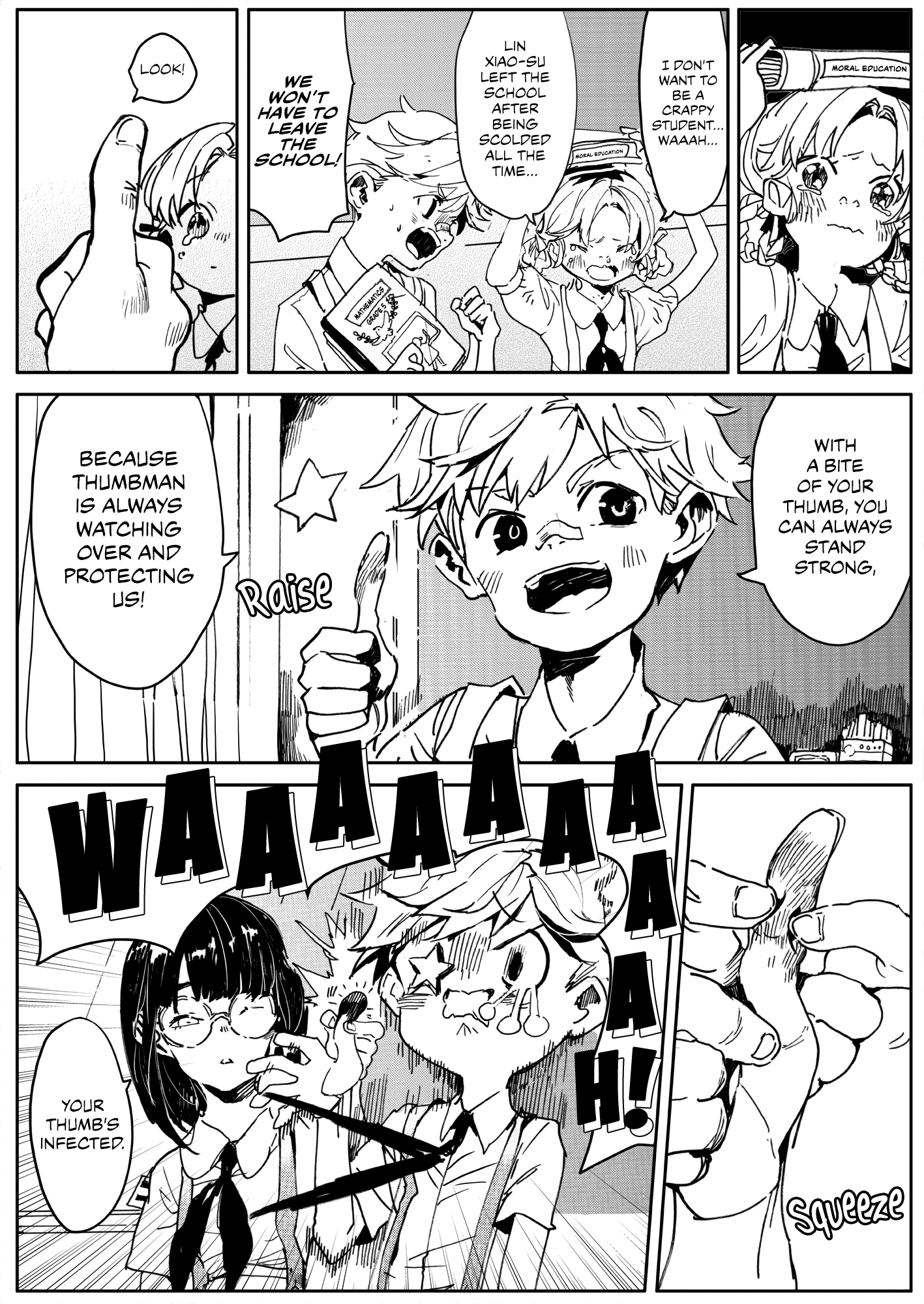 Read Thumbman and Mental Health Bunny EN Manga Online