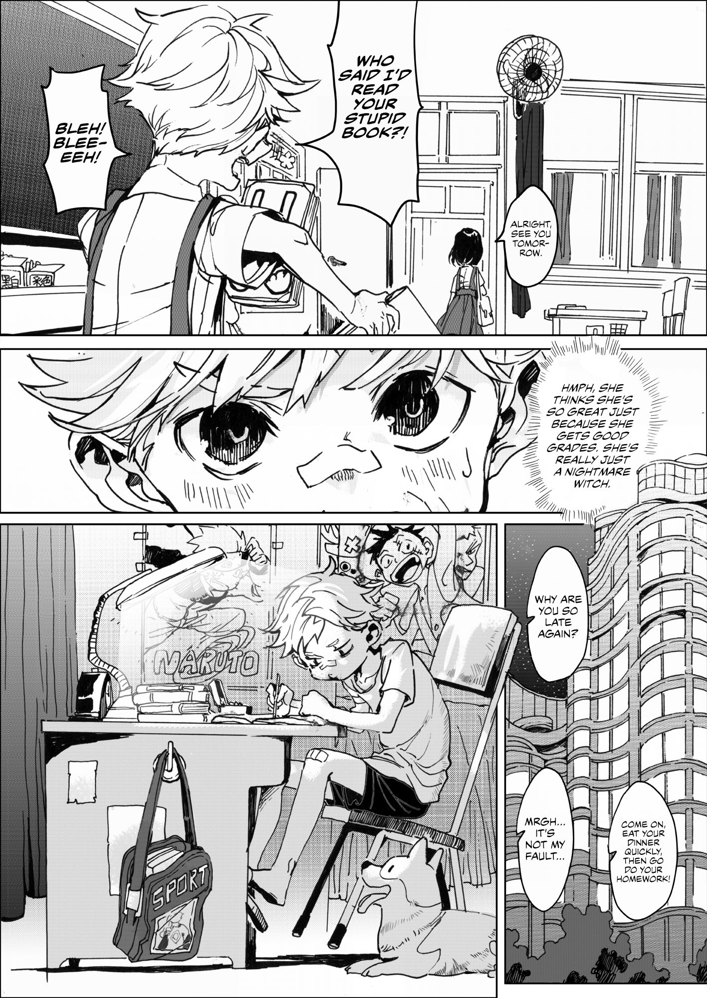 Read Thumbman and Mental Health Bunny EN Manga Online