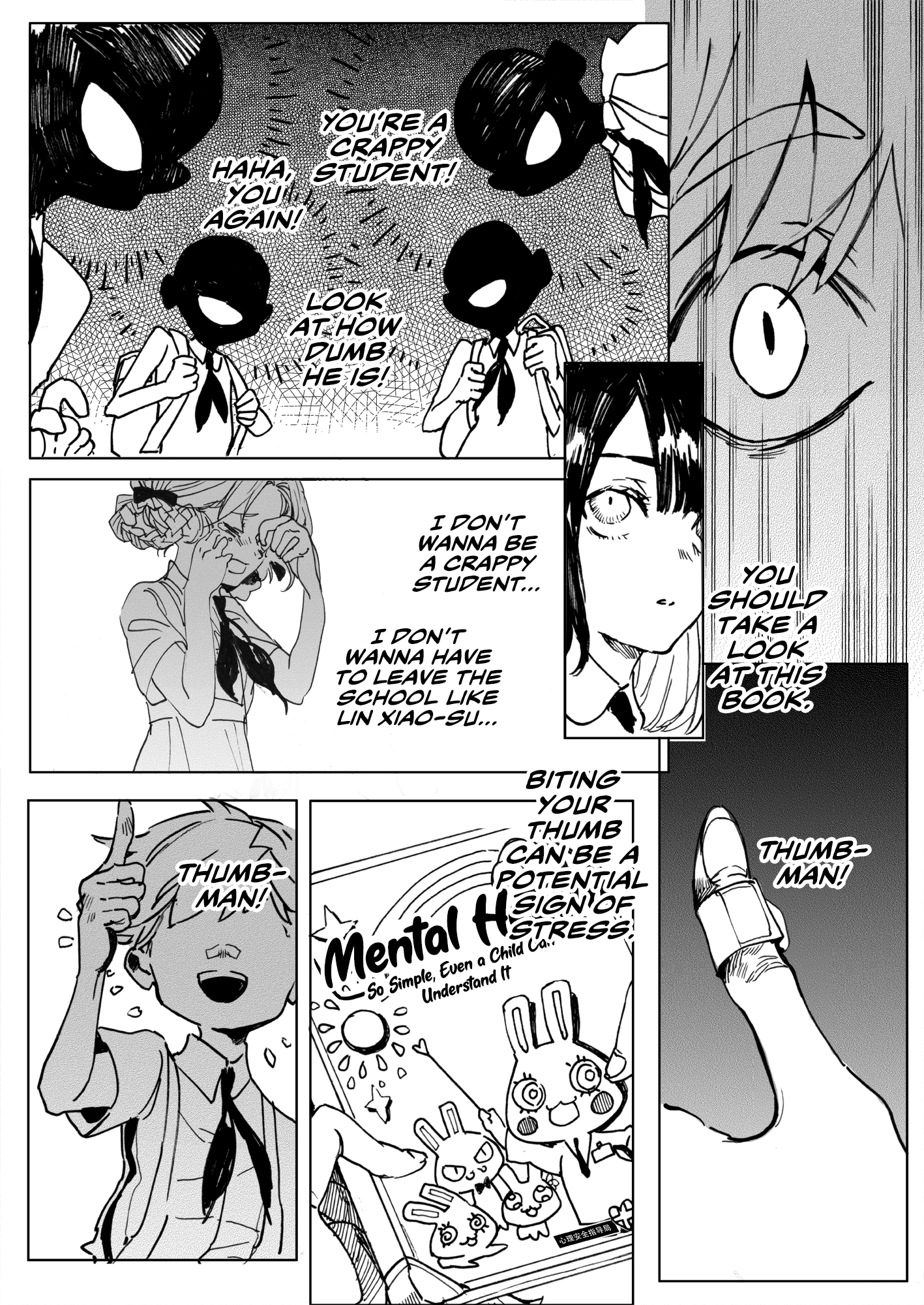 Read Thumbman and Mental Health Bunny EN Manga Online