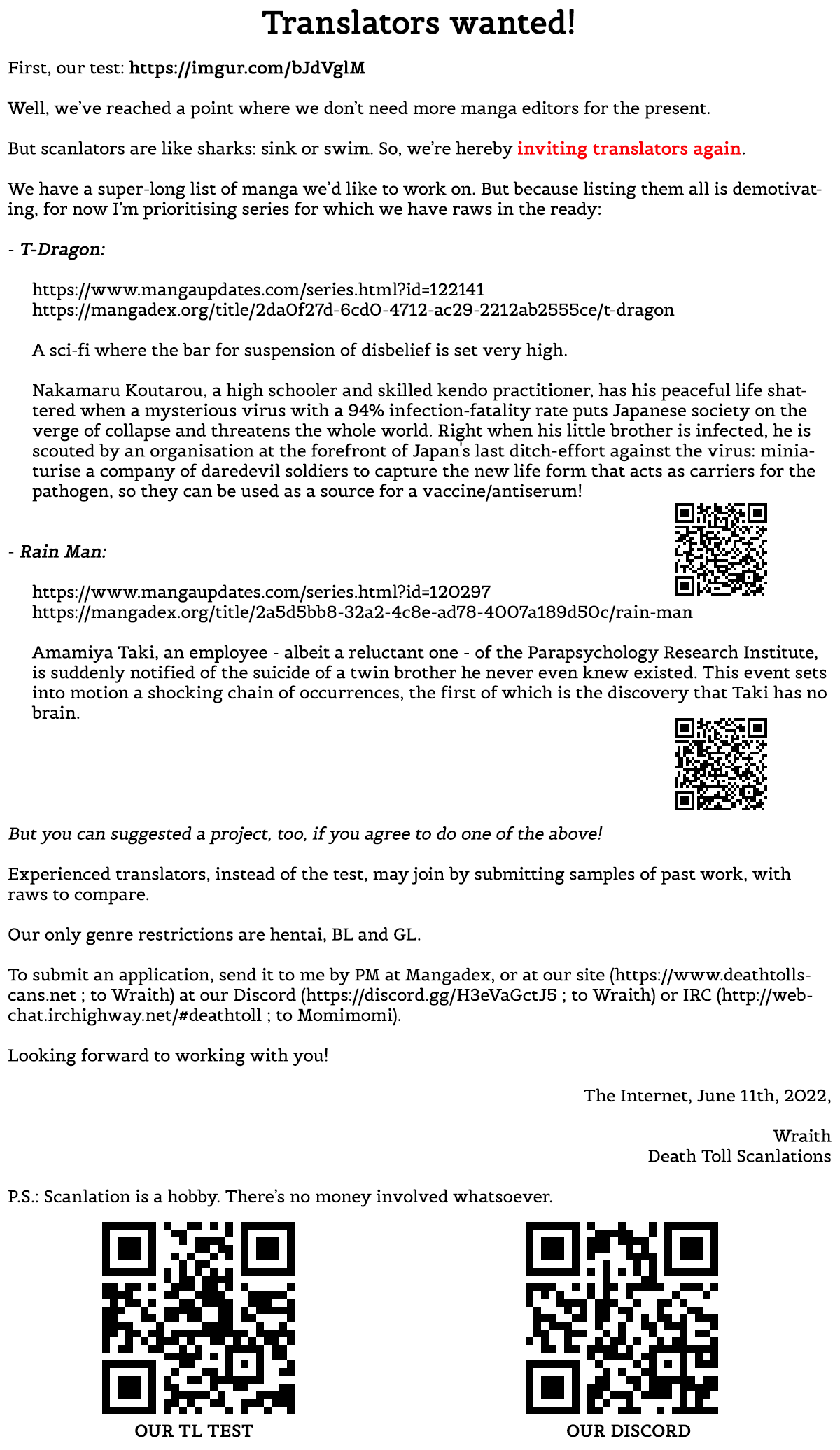 Read Truth Weavers EN Manga Online