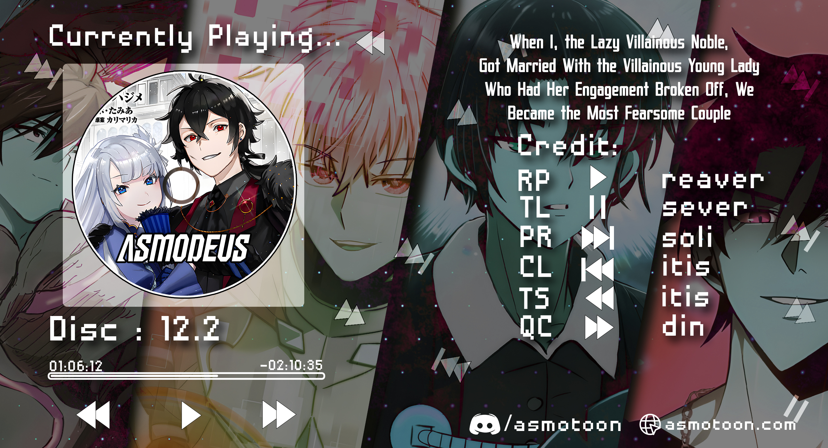 Read When I, The Lazy Villainous Noble, Got Married With The Villainous Young Lady Who Had Her Engagement Broken Off, We Became The Most Fearsome Couple EN Manga Online