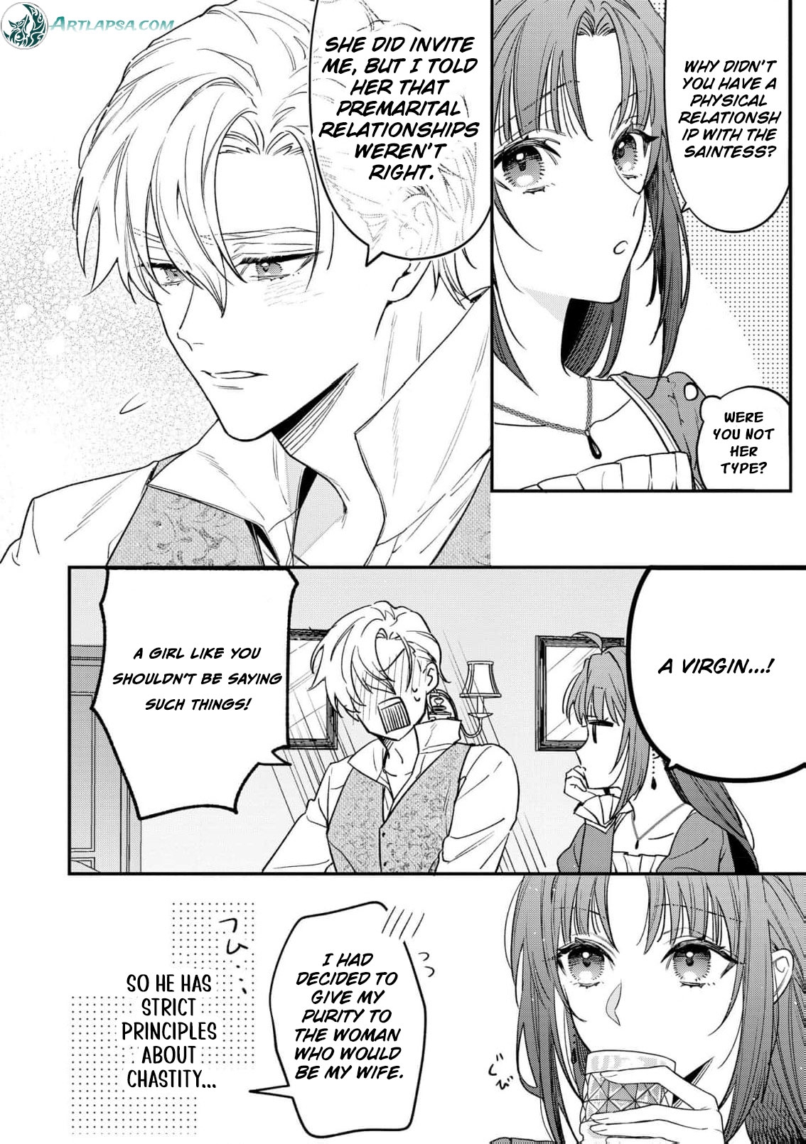 Read the knight who failed to win the saintess’s love poured all his feelings into me EN Manga Online