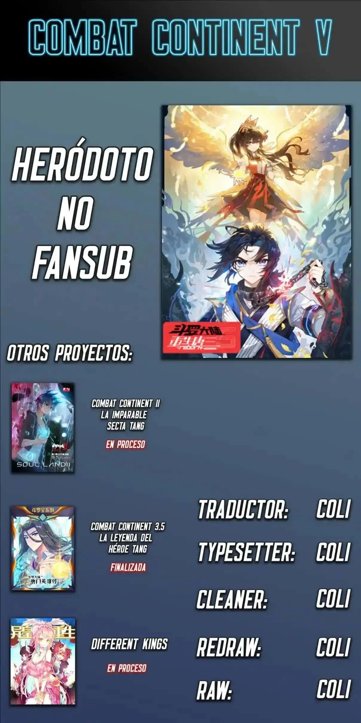 Read Continente de los Espíritus Bélicos_ La Senda de Tang. V ES Manga Online