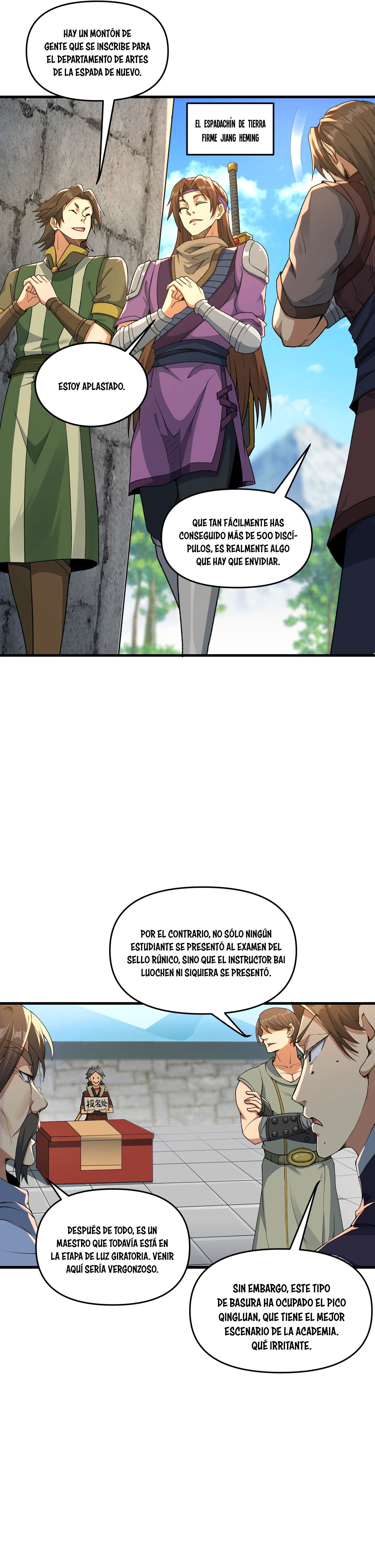 Read Después de diez años de cortar leña, los inmortales suplicaron convertirse en mis discípulos ES Manga Online