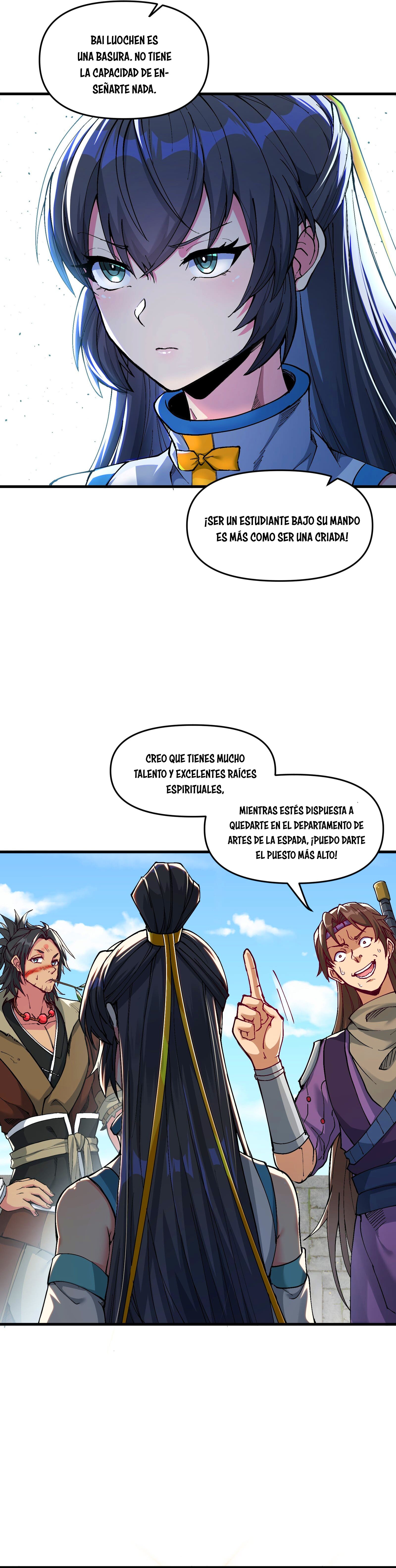 Read Después de diez años de cortar leña, los inmortales suplicaron convertirse en mis discípulos ES Manga Online