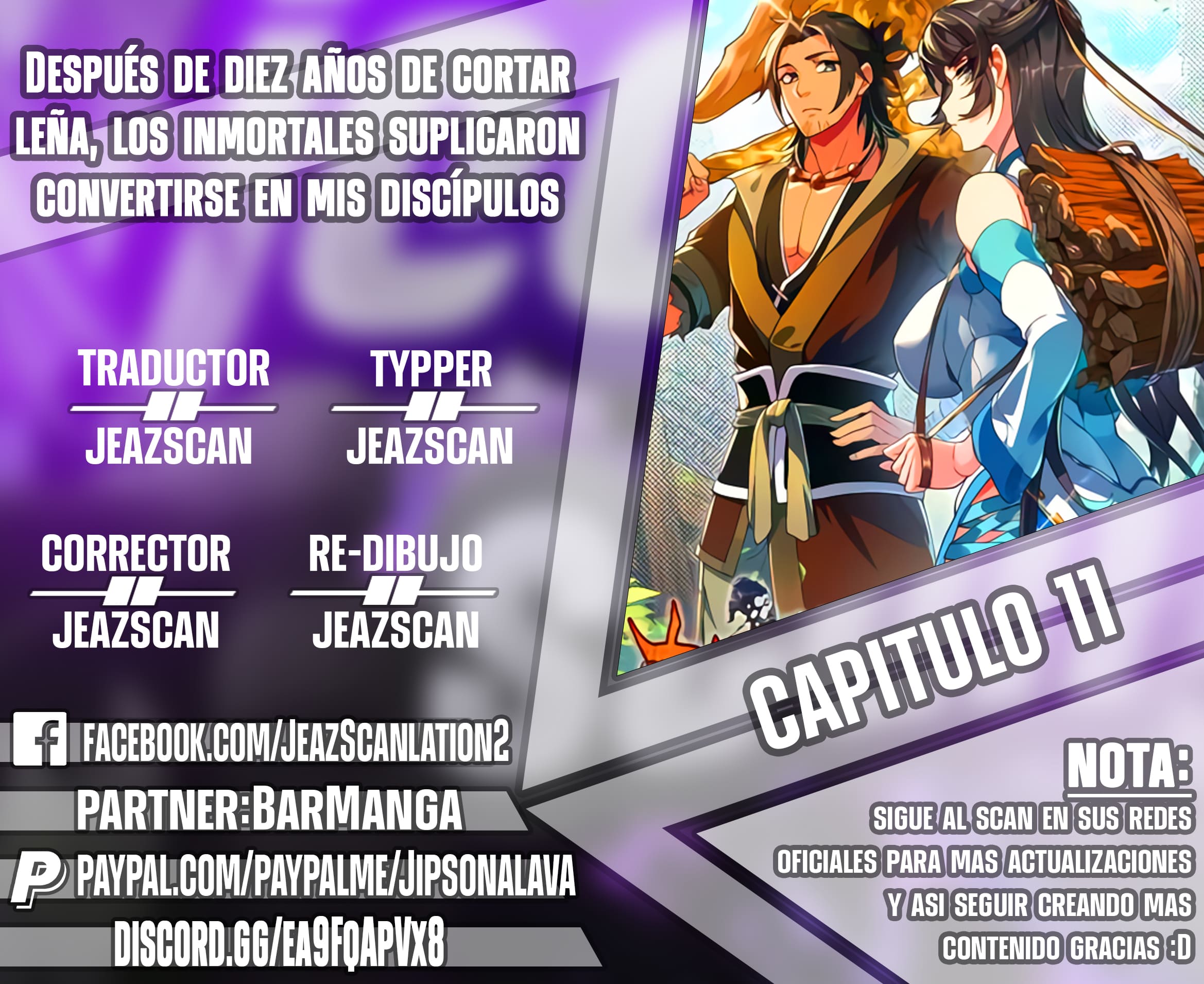 Read Después de diez años de cortar leña, los inmortales suplicaron convertirse en mis discípulos ES Manga Online