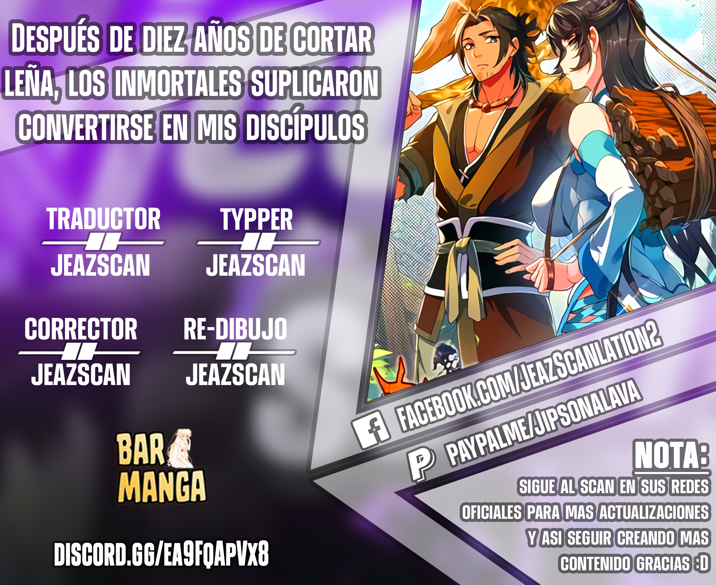 Read Después de diez años de cortar leña, los inmortales suplicaron convertirse en mis discípulos ES Manga Online